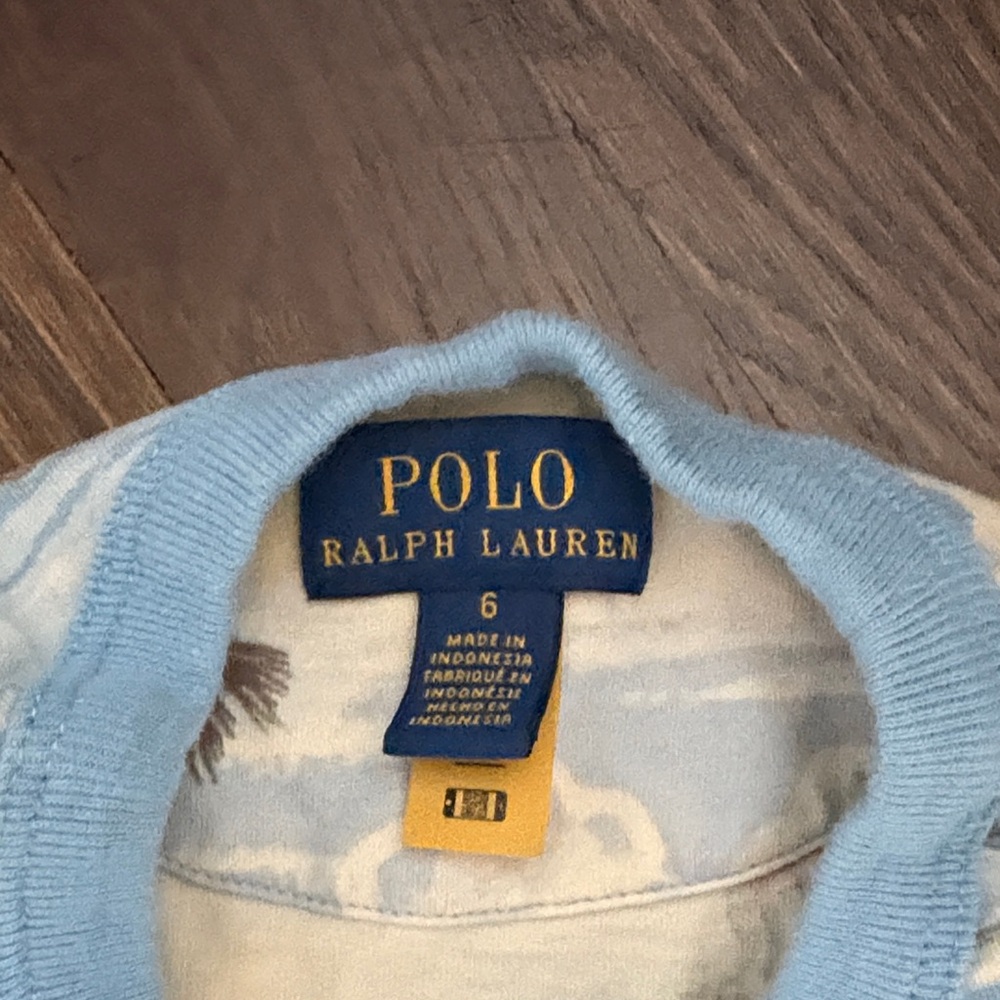 Polo by Ralph Lauren Tropical Print Kids Matching Set - Blue, Red, Green - Picture 5 of 5